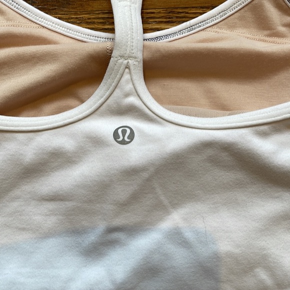 Lululemon white athletic top - Picture 3 of 5